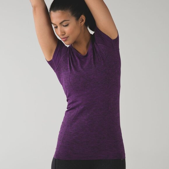 Lululemon Women's Swiftly Tech Short Sleeve Crew - Purple - Picture 1 of 6